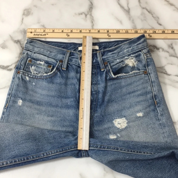 GRLFRND Karolina I Put a Spell On‎ You Distressed Jeans Womens 24 Button Fly - Picture 11 of 15